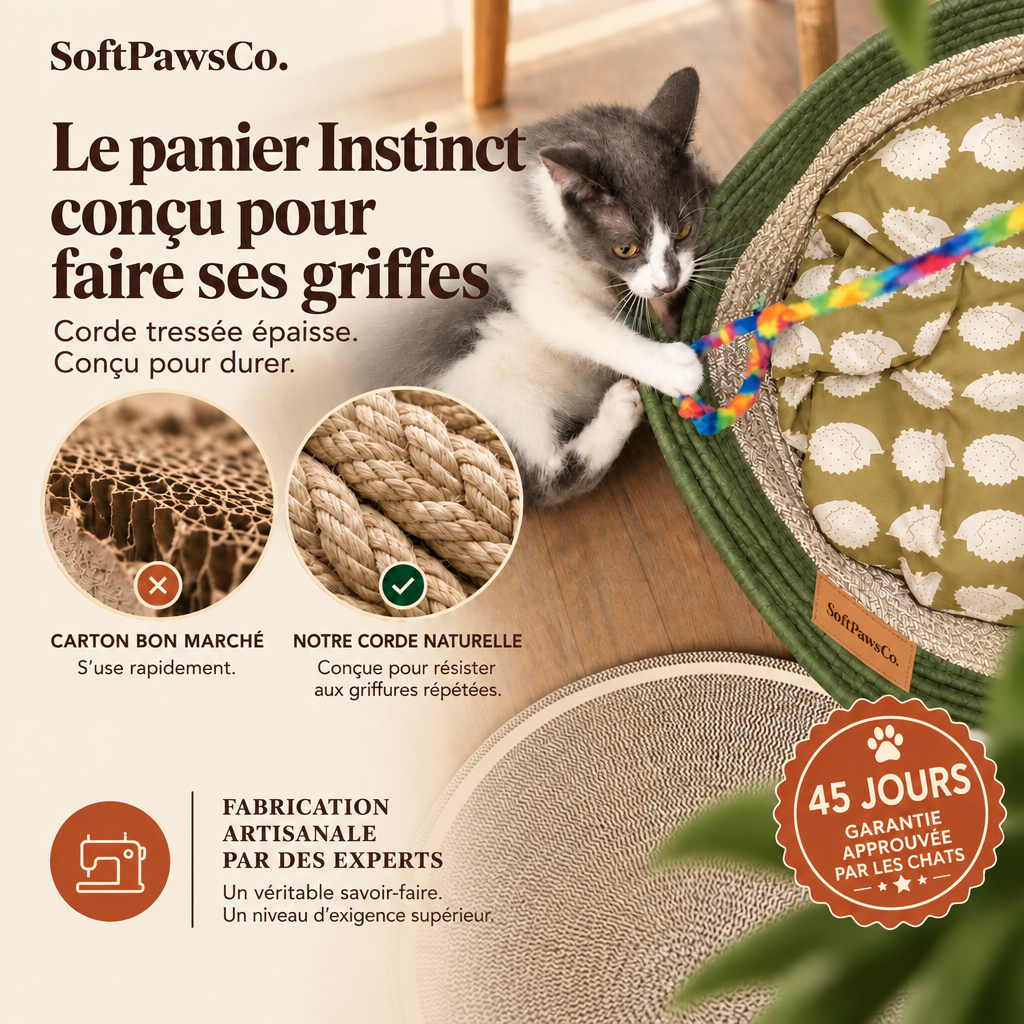 The Claw Basket™ | The natural territory indoor cats need
