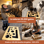 Gatos y sus dueños usando la Pawdicure en casa, ya la adoran 25.000 gatos
